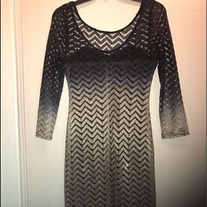 Black/Gold night dress